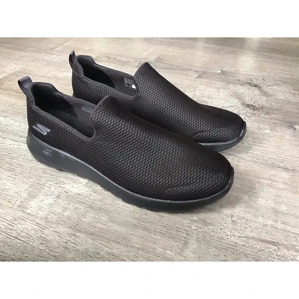 Skechers Go Walk Max Mens Size 13 Black Slip On Walking Shoes 54600 NEW